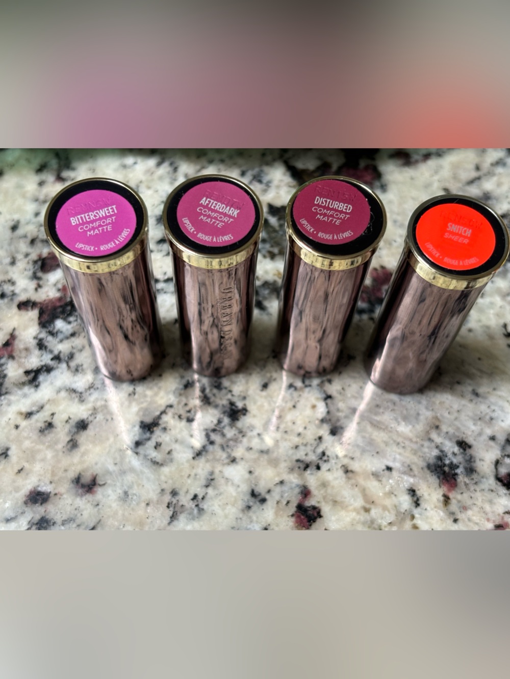 ✨New ✨Urban Decay Lipsticks: Bittersweet, Afterdark, Disturbed, Snitch $24/Pc